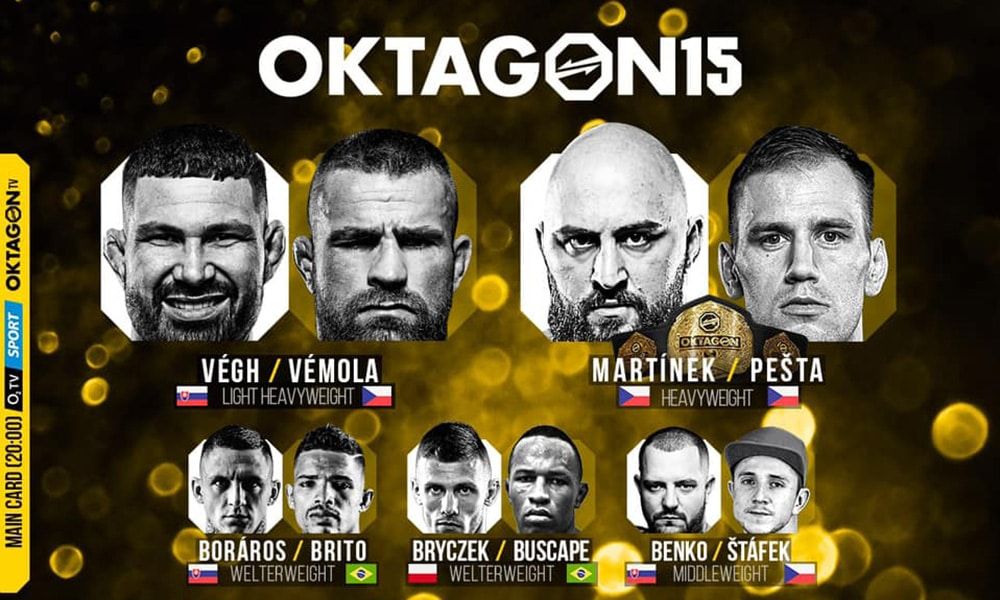 OKTAGON 15: Végh vs. Vémola - FIGHTCARD (KARTA)