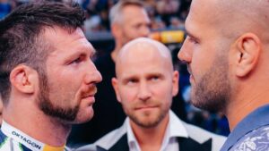 Staredown Martina Budaye s Willem Fleurym