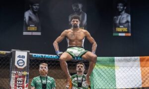 Denis Frimpong nastoupí na turnaji OKTAGON 76