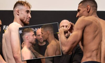 Staredown na vážení Gabal vs. Frimpong